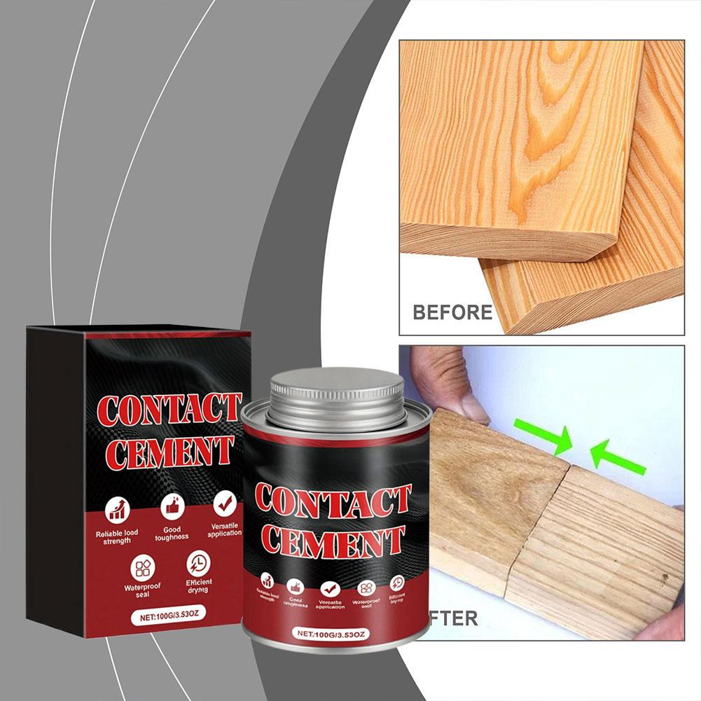 Contact Cement Glue - 100 g Kontaktzement-Klebstoff, schnell trocknend, wasserfest,