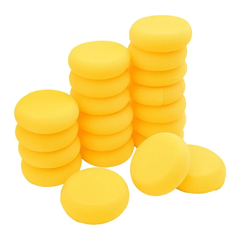 Foam Clay Sculpt - 10 Stück runde Keramik-Schaumstoffschwämme – wasserabsorbierendes