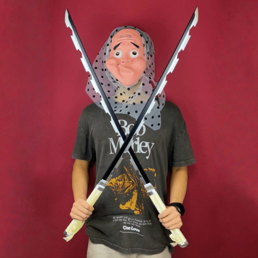 Cosplay Prop Dagger - 40 Zoll Dämon Sayaer Inosuke Katana