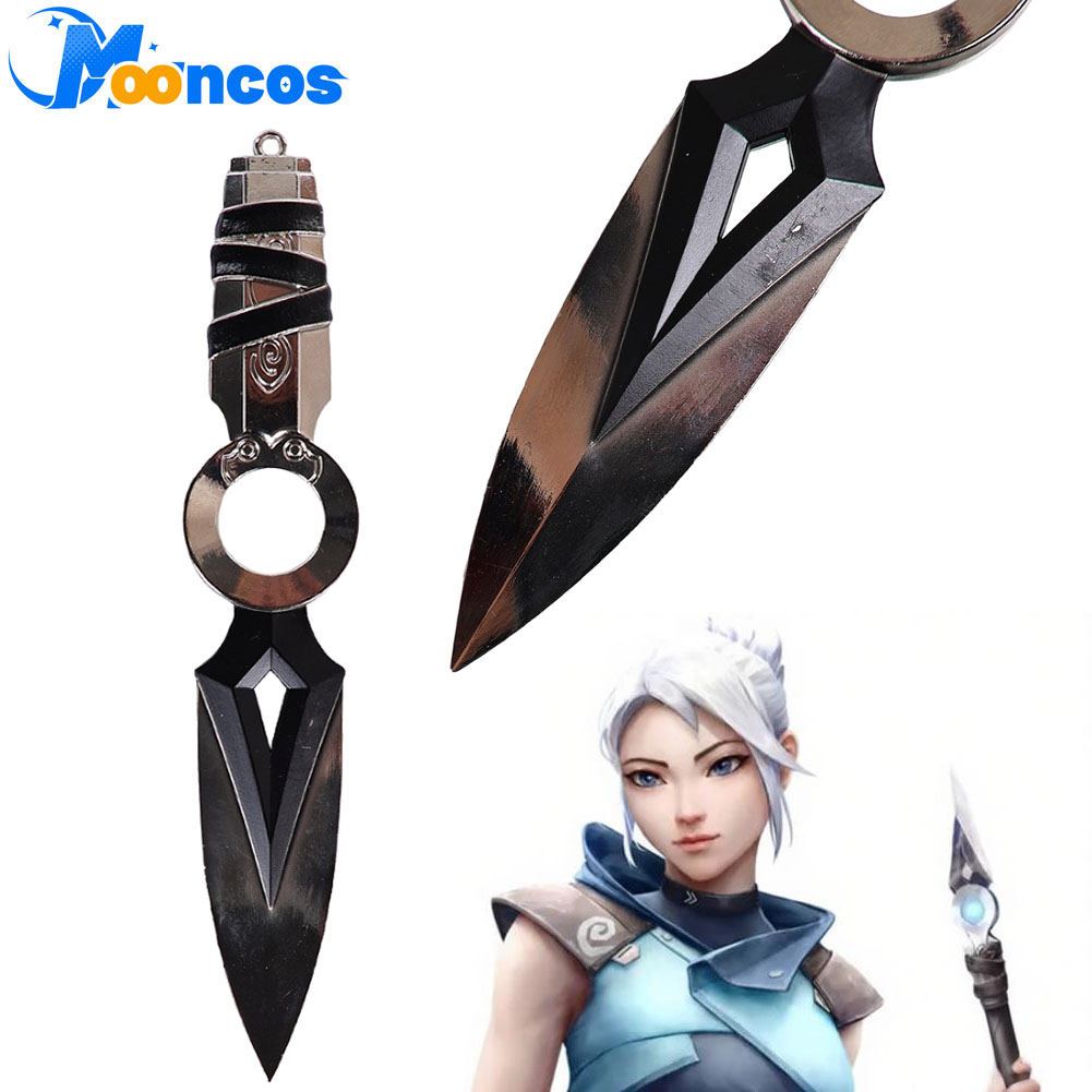 Cosplay Prop Dagger - Jetty Cosplay Zinklegierung Kunai-Requisite – VALORANT