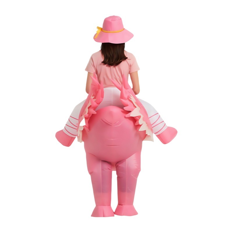 Rosa Flamingo Aufblasbare Kost – Cosplay Prop Bewertung und Preis