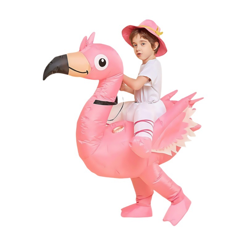 Rosa Flamingo Aufblasbare Kost – Cosplay Prop Bewertung und Preis