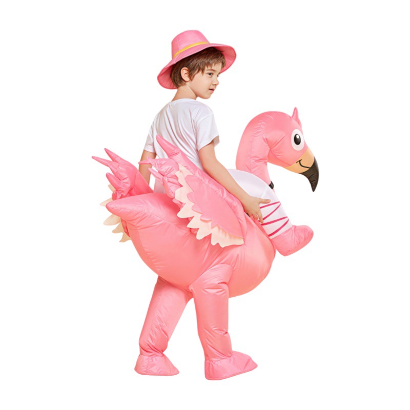 Rosa Flamingo Aufblasbare Kost – Cosplay Prop Bewertung und Preis