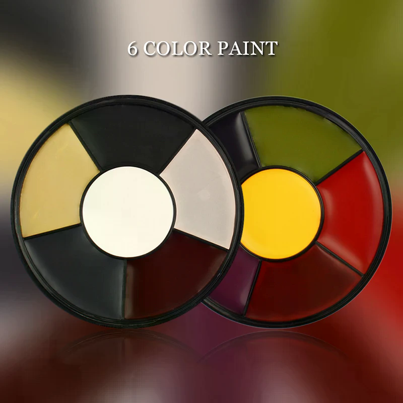 6-farbige wasserlösliche Gesic – Cosplay Prop Paint Bewertung und Preis